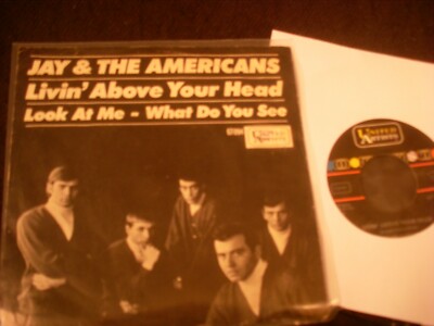 US-BEAT 7''Sgl.-JAY & THE AMERICANS -Livin' above your Head+Look at me- UA(1968G)