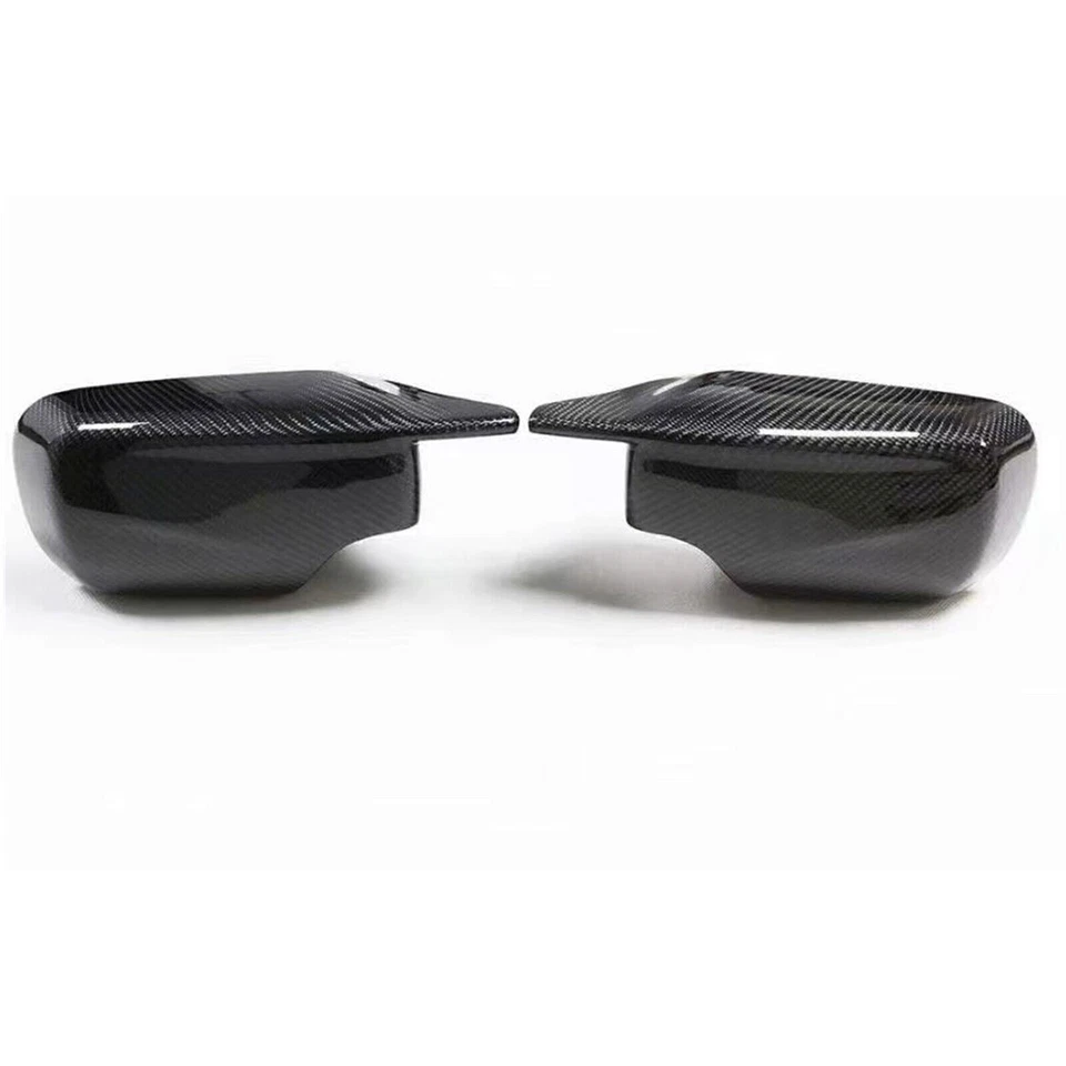1Pair Car Rear View Side Mirror Cover For BMW E46 325i 330i 1998-05 Carbon Fiber — 第 2/4 张图片