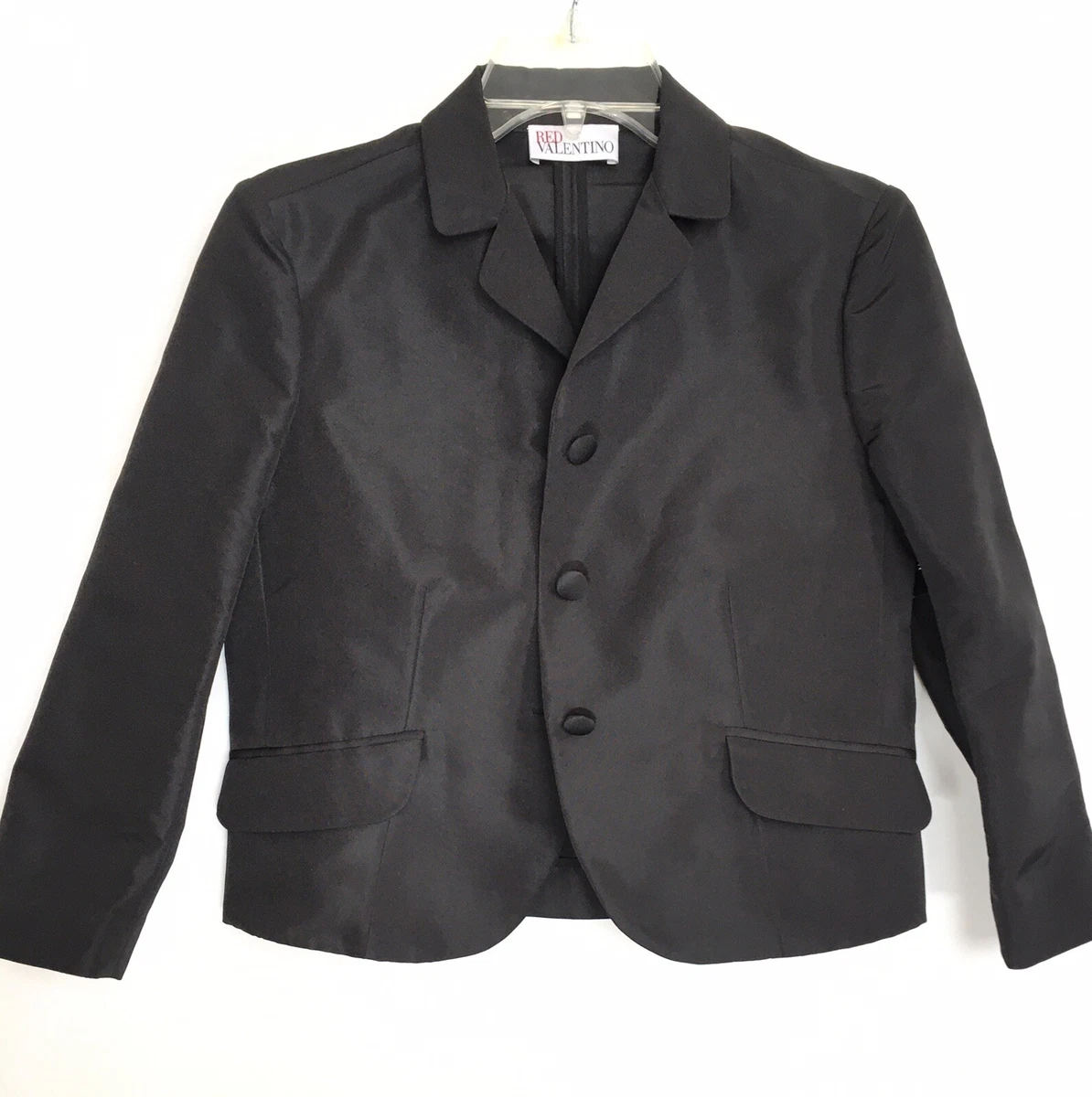 Valentino Black Cropped Blazer