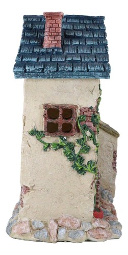 Feengarten LED Licht Mittelmeer Ferienhaus Blumen Pflanzgefäß Haus Mini Figur - Bild 6 von 10