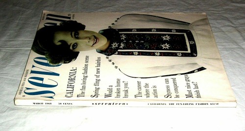 Vintage Seventeen Magazine,March,1968,John Phillip Law,C Schiavone,Margit Brandt - Picture 2 of 9