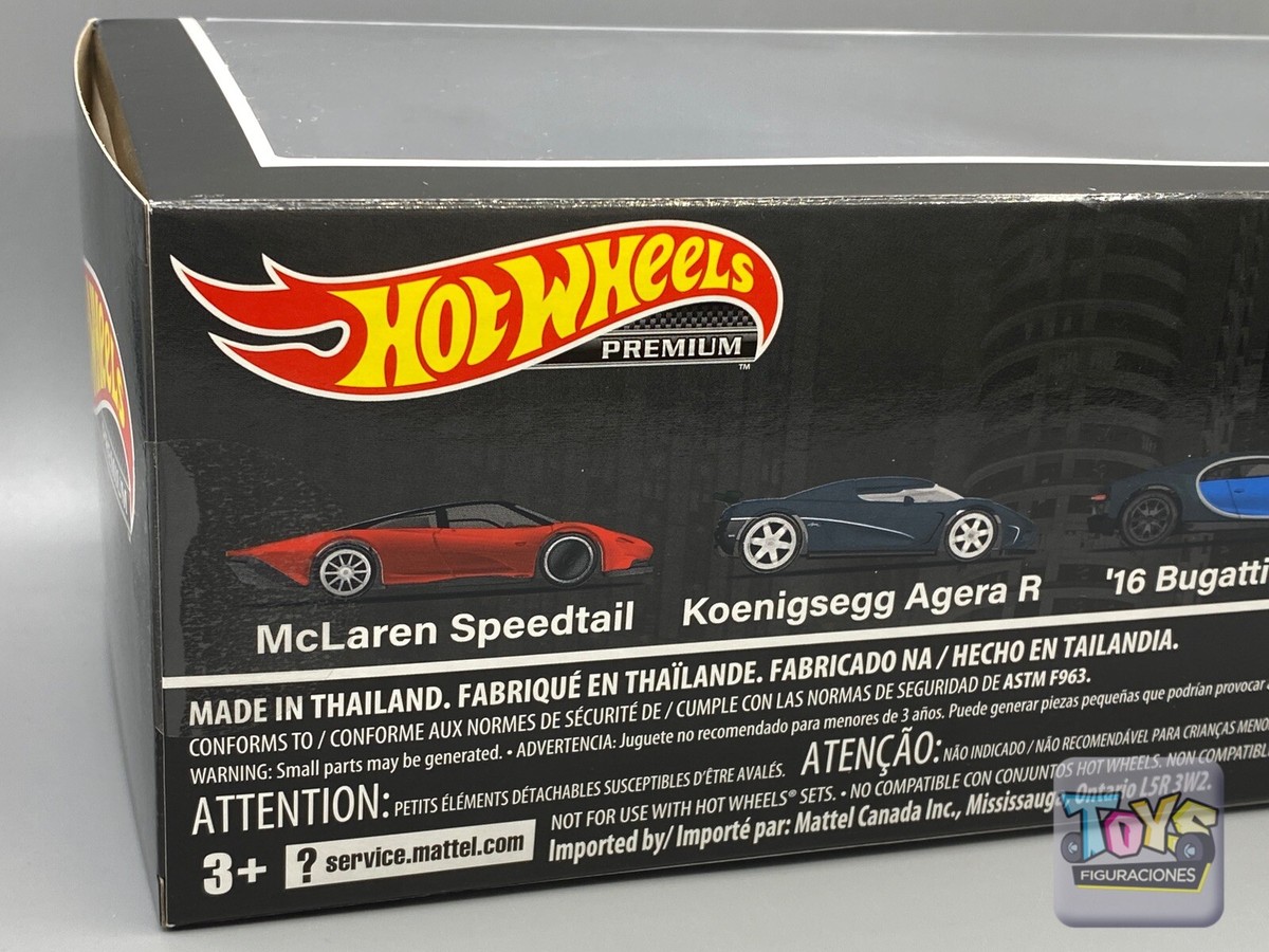 2022 Hot Wheels Premium Diorama Bugatti Mclaren Koenigsegg Carry