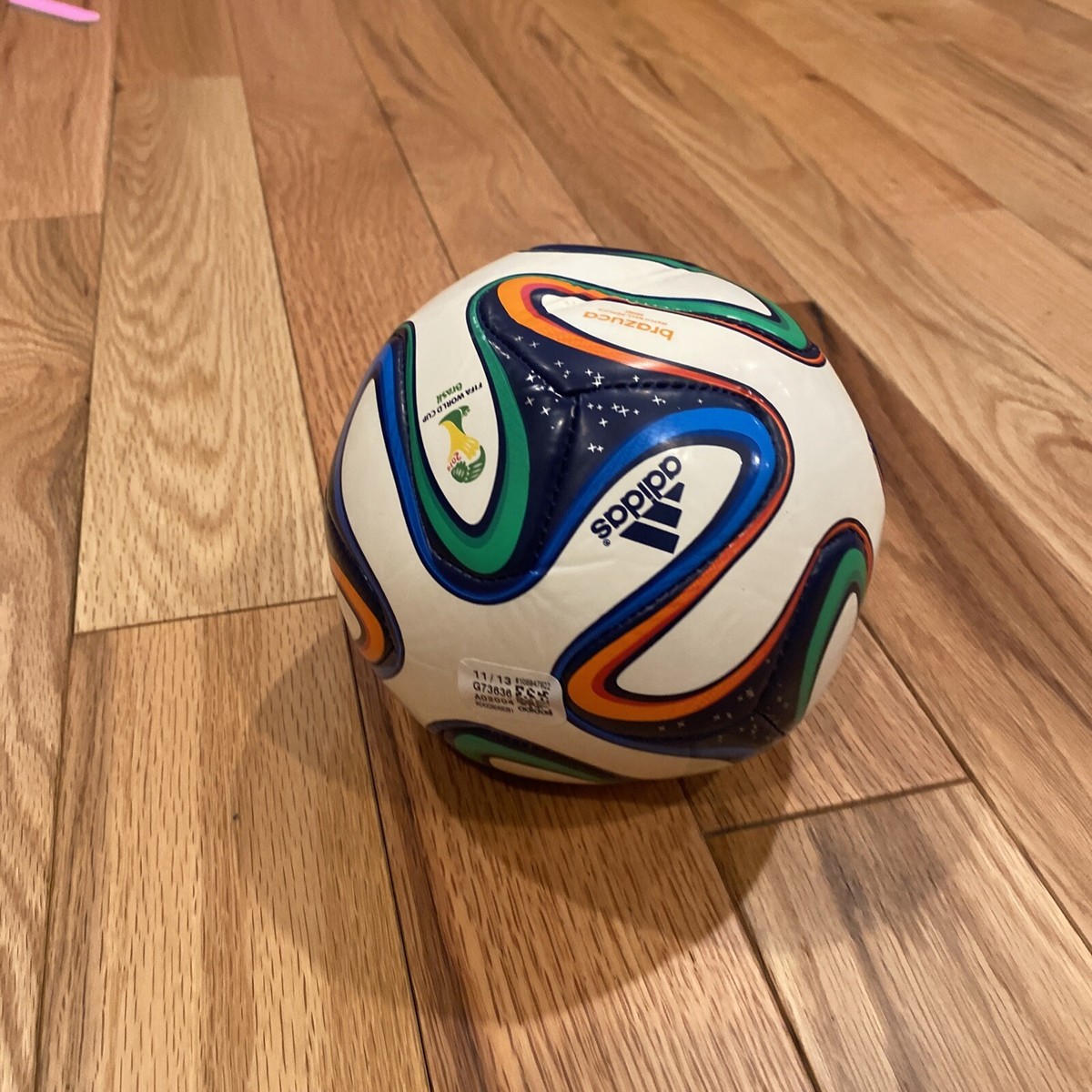 Adidas Brazuca FIFA World Cup Mini Ball 2014 Brasil size 1 Adidas Brazuca FIFA World Cup Mini Ball 2014 Brasil size 1