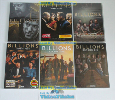 Billions The Complete Seasons 1-6 Series DVD 24-Disc Set New Sealed