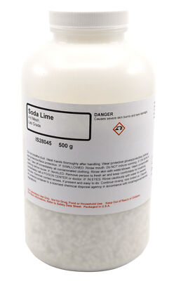 Laboratory-Grade Soda Lime, 4-8 Mesh, 500g - The Curated Chemical Collection