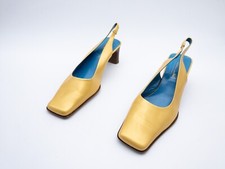 Tristano Onofri sandalo donna decolte scarpa estiva giallo taglia 39 EU art 28786-20