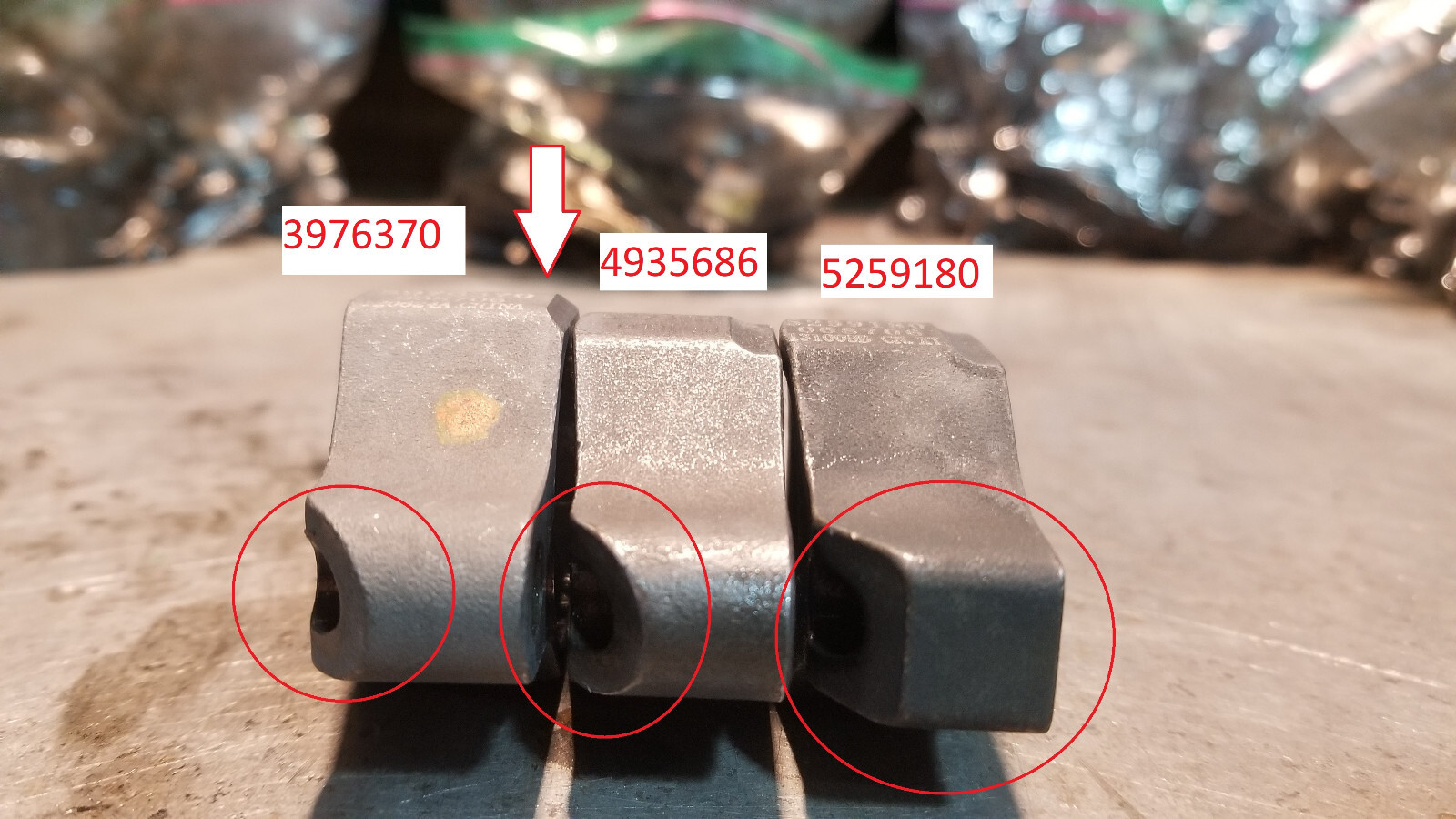 Cummins 6.7L 6.7 Diesel Injector Hold Down Set of 6 68146212AA 