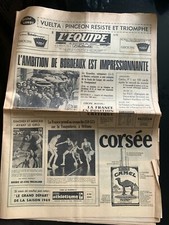 L'Equipe Journal 12/05/1969; Vuelta; Pingeon résiste et triomphe/ Bordeaux/ Davi
