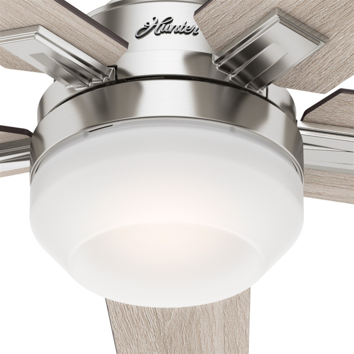 Hunter Fairhaven 52 In Brushed Nickel Ceiling Fan With Remote Control