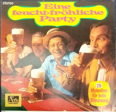 EINE FEUCHT-FROHLICHE PARTY Vintage Vinyl Record LP VG+ LARS-6005