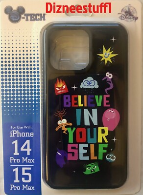 DISNEY Inside Out Believe In Yourself 3D IPHONE 14 Or 15 Pro Max  CASE