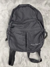 Rick Steves Europe Travel Daypack Backpack Charcoal Gray 16x11.5 - Read Desc