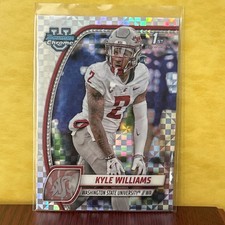 2024 Bowman University Chrome - Kyle Williams #118 X-Fractor (RC)
