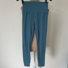 ATHLETA Transcend 7/8 Tight Borealis Green Blue High Rise Leggings 798638 EUC XS