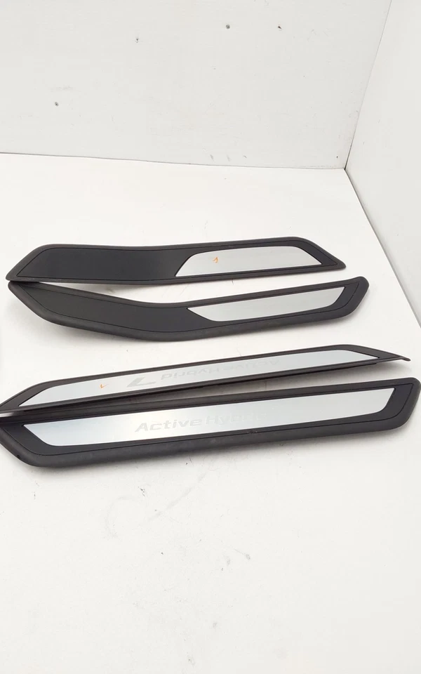 BMW Active Hybrid 2012 7 delantero y trasero M deportivo umbral escalón juego completo OEM Foto 4 de 4