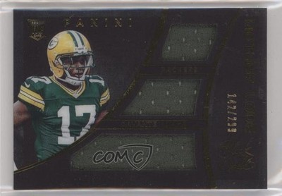 2014 Black Gold Mother Lode Rookie Triple Jerseys 142/299 Davante Adams RC sd0