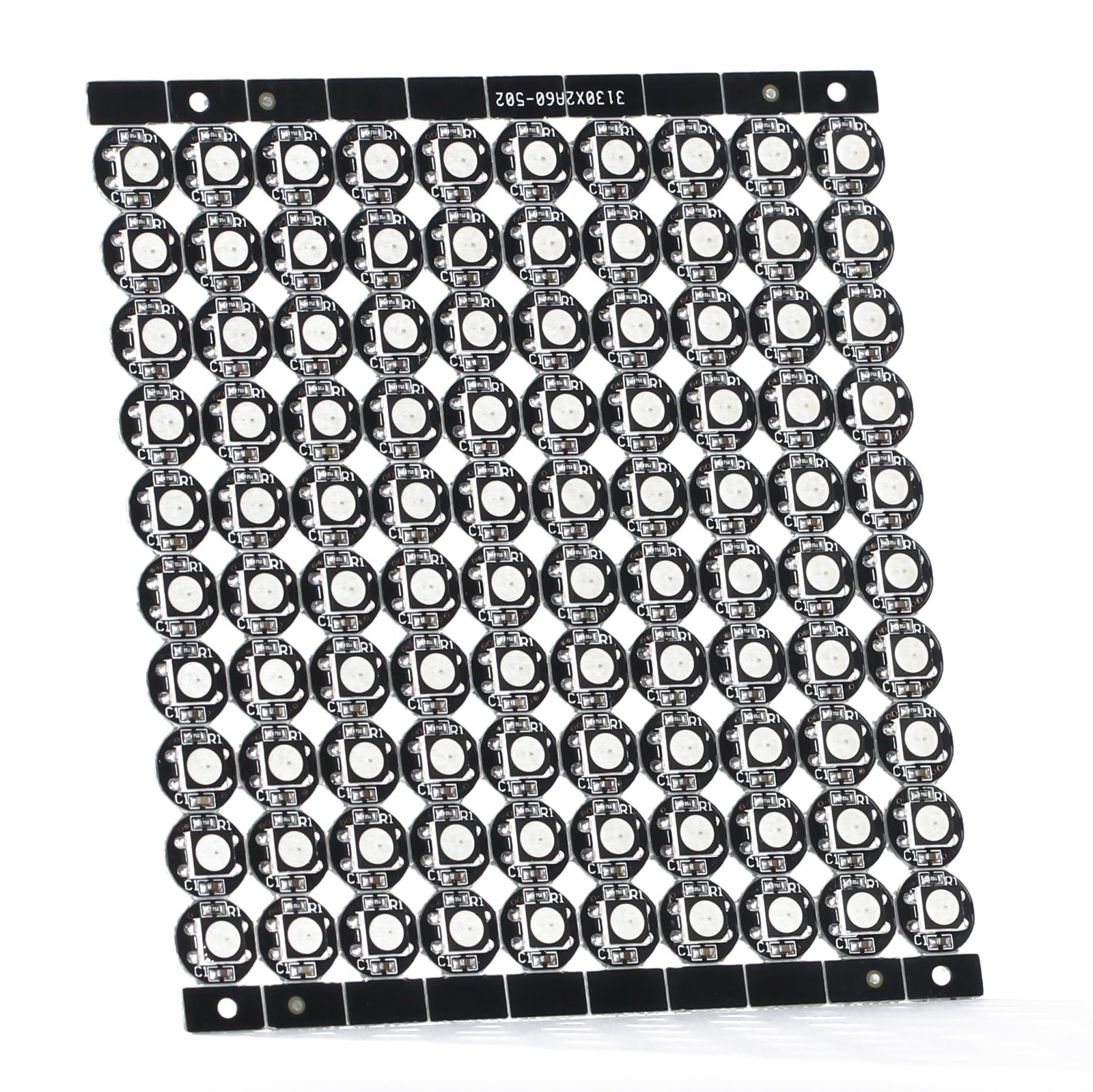 Panneau LED RGB-IC WS2812B 10x10 avec 100 LEDs Matrix 5050 SMD Adressable