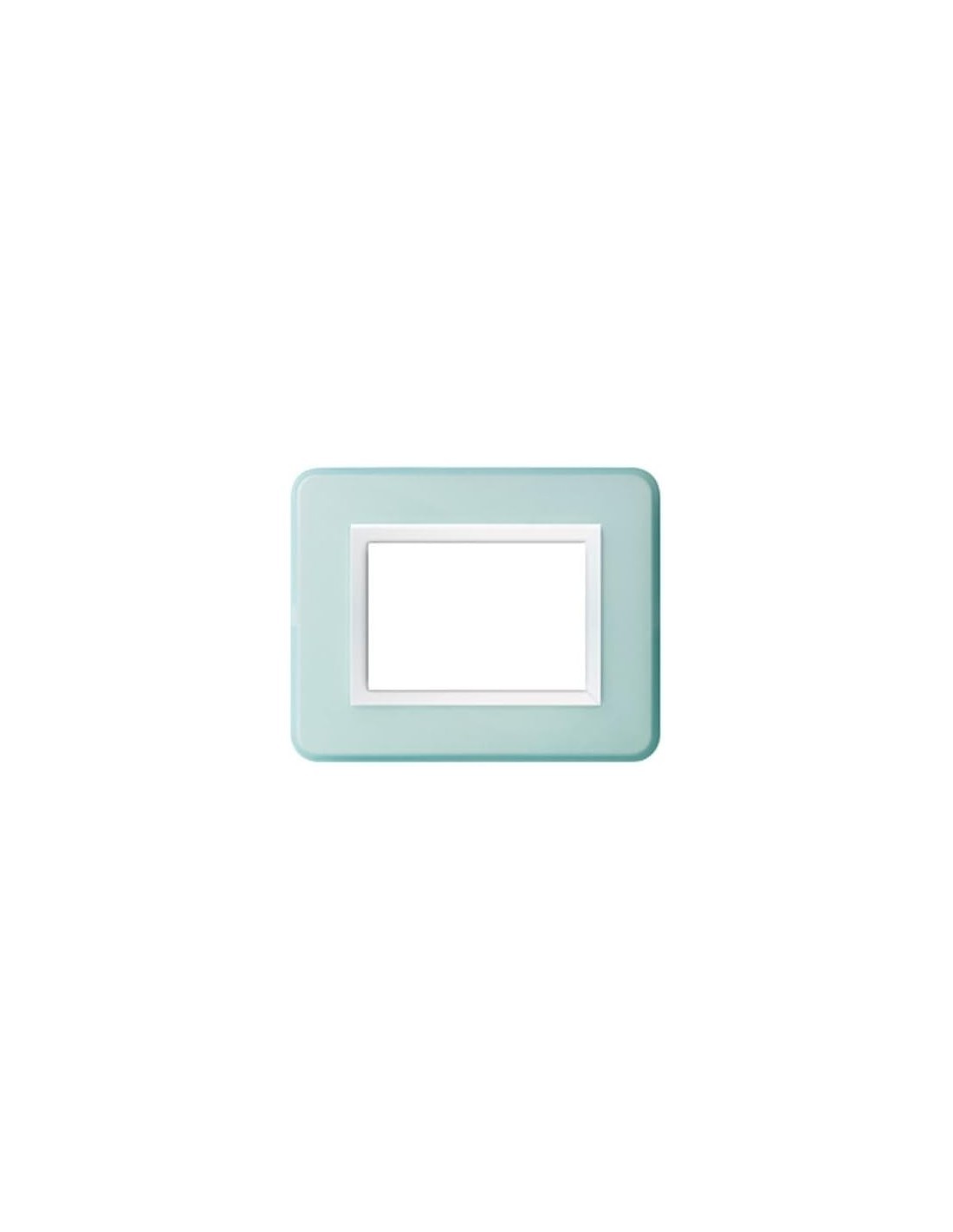 Personal Plate S44, Bright Blue Color - 3 Modules