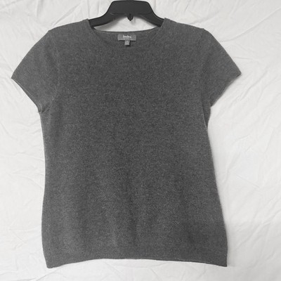 Neiman Marcus 100% Cashmere Top Medium Capsule Wardrobe Layer Natural Fiber Luxe