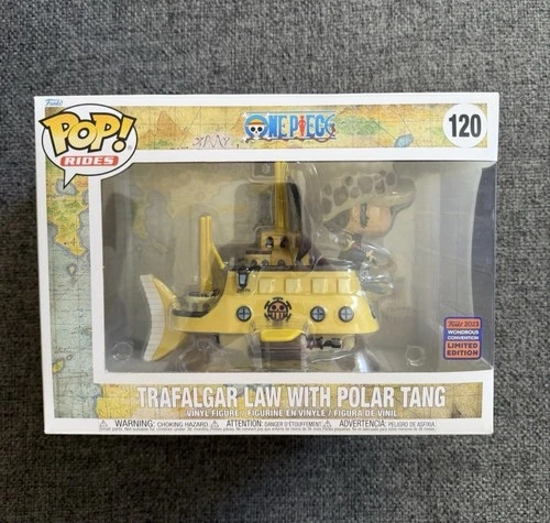Funko Pop! One Piece Trafalgar Law with Polar Tang #120 Wonder Con!!