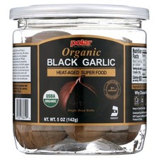 Organic Black Garlic Naturally Cured Whole Bulbs, 5 oz Jar