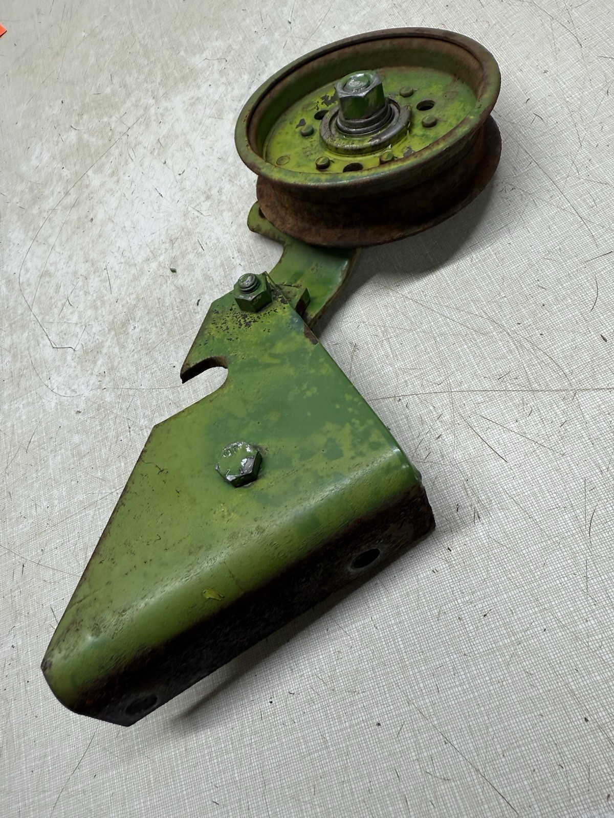 1971 John Deere 70 Round Fender Lawn Tractor Drive Idler Support With Arm