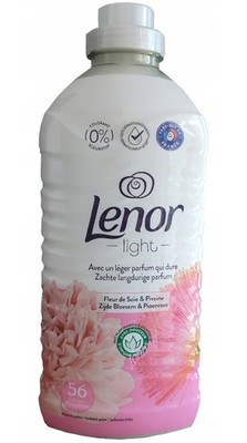 7,43 /L- 4x LENOR Weichspüler Light- Seidenblüte & Pfingstrose-1176ml/56 Wäschen