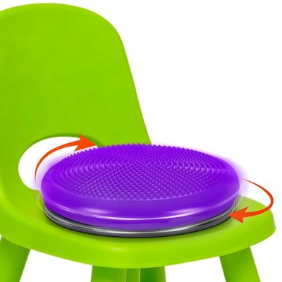 Wobble Cushion, 360°Spinning Wiggle Seat, Adhd Sensory Chair,Flexible Seating...