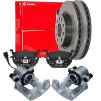 2X Brembo Bremsscheiben 280Mm BeläGe Bremssattel Vorne FüR A3 Golf Caddy Octavia