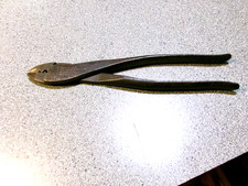 VINTAGE THOMAS  BETTS Co 9-3/4" Long STA-KON LUG WIRE CRIMPERS Made in USA Sho