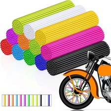 216 Pcs Spoke Skins Bike Spoke Covers Decorations Dirt Bike Rim Wraps for