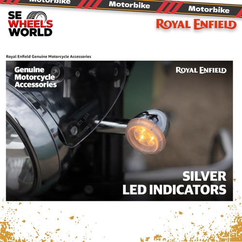 Royal Enfield Silver Led Indicators for Hunter 350 & Meteor 350 KXA00095 - Picture 7 of 9