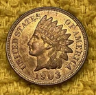 1903 Indian Head Cent 1c. FREE SHIPPING.