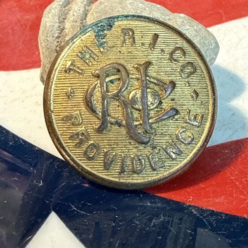 Non Dug Civil War 🇺🇸 💥 💣 Rhode Island Company Button