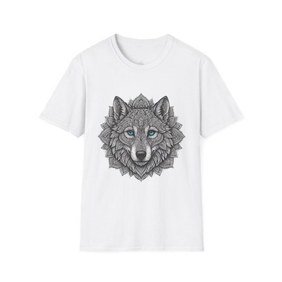 Wolf Mandala Unisex T-Shirt | Boho Style Tee, Nature Lover Gift, 