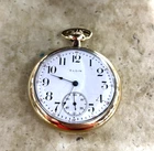 ELGIN POCKET WATCH, 16S, 7J, GRADE 157, VINTAGE 1897, GF CASE, SERVICED