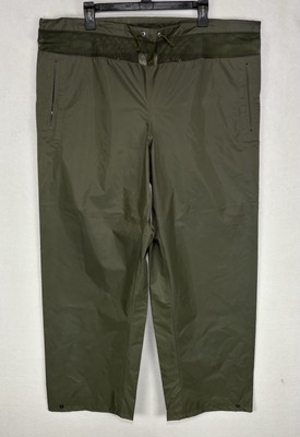 Vintage Helly Hansen Packable Waterproof Pants Men's M Green Vented Lightweight