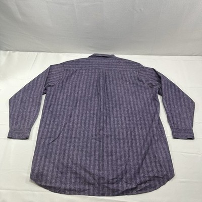 Vtg Yohji Yamamoto Y's for men Purple Striped Men's XL/XXL Shirt L
