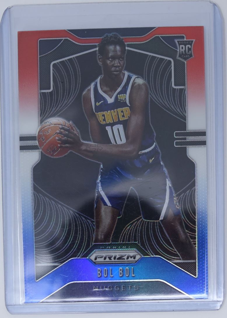2019-20 Panini Prizm Red White Blue Bol Bol Rookie Denver Nuggets #282