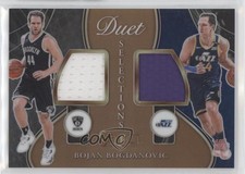 2020 Select Duet Selections Memorabilia Copper Prizm 48/49 Bojan Bogdanovic s3g