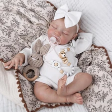 Reborn Baby Dolls - 20 Inch Lifelike Newborn Baby Doll, Realistic Baby Doll with