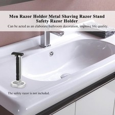 Men Holder Metal Shaving Stand Safety Holder Male Shaver FCXD