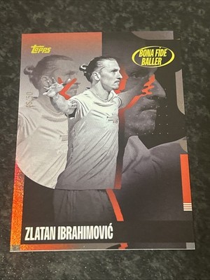 Zlatan Ibrahimovic Bonafide Baller Insert Manchester United Team Set /50