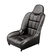 Off-road Suspension Seat Black Vinyl With Black Vinyl Wide Dunebuggy Vw
