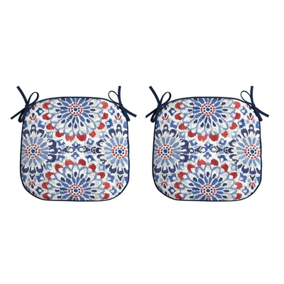 #ad Arden Indoor Outdoor Foam Seat Pad 2 Pack 17 x 16 Patio Cushion Water Rep... $54.96