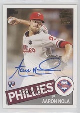 2016 Topps Archives Fan Favorites Auto 1985 Design Aaron Nola #FFA-AN Auto 8k4
