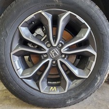 Wheel 18x7-12 Alloy Machined Face Factory Installed Fits 20-22 Cr-v 1186340