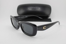 NEW COACH HC 8390U 500287 BLACK GOLD AUTHENTIC SUNGLASSES 51-22