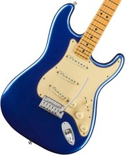 Fender American Ultra Stratocaster Maple Cobra Blue Electric Guitar