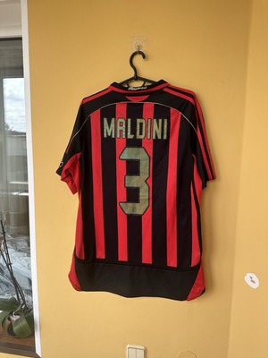 MILAN 2007 2008 HOME Maldini #3 FOOTBALL SHIRT SOCCER ADIDAS